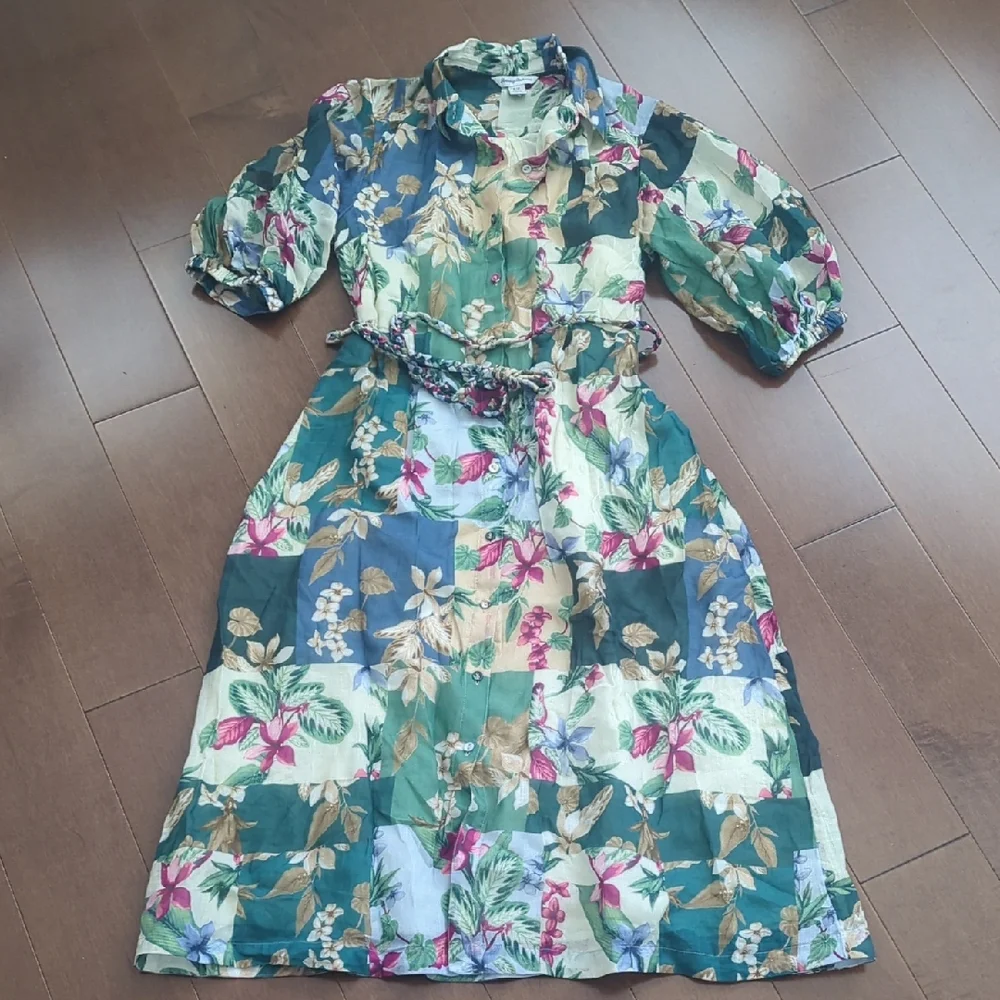 NWOT Tommy BAHAMA Hightide Flora Midi Shirt Dress Small - Picture 2 of 10